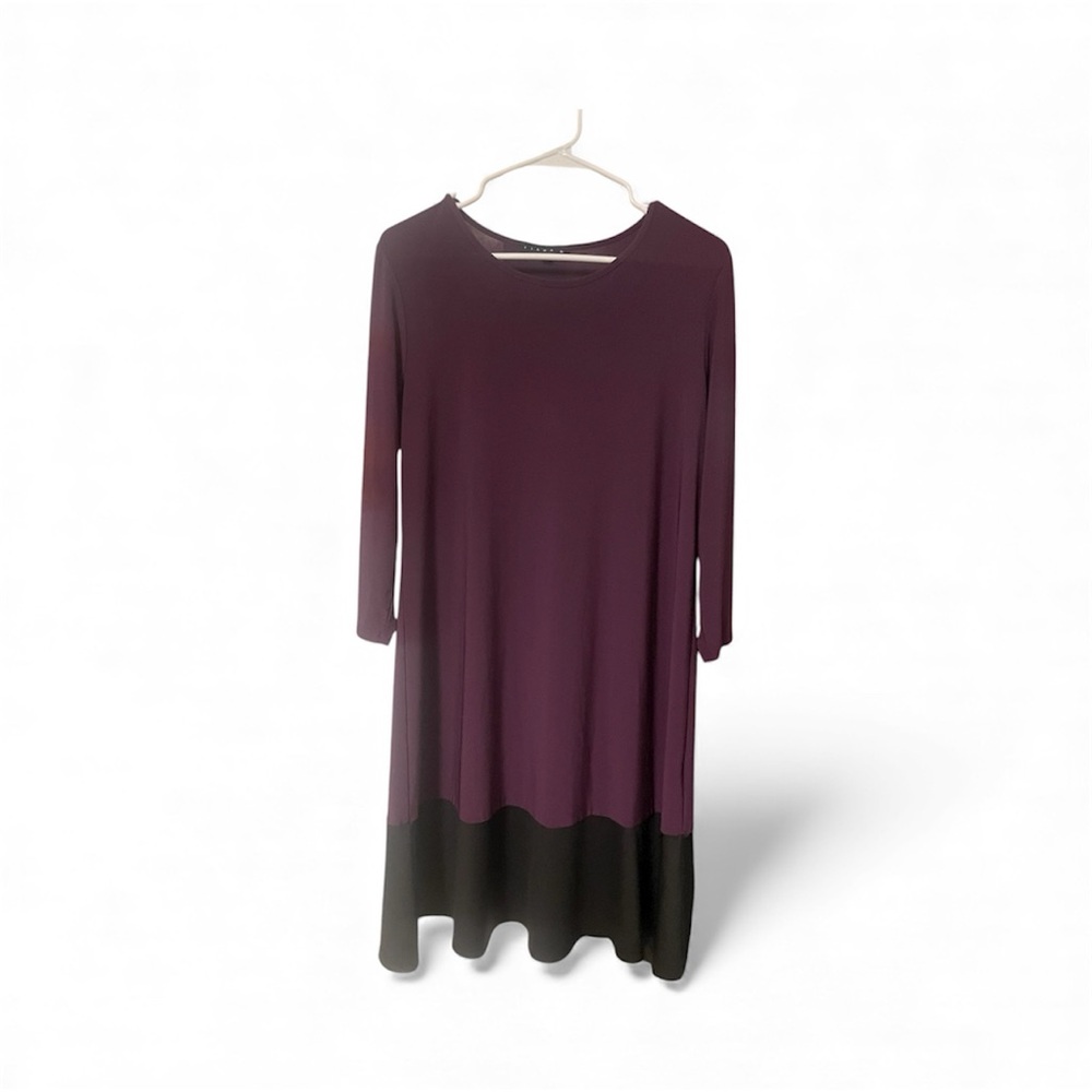 Tiana B. Dress in Purple and Black, Size 12